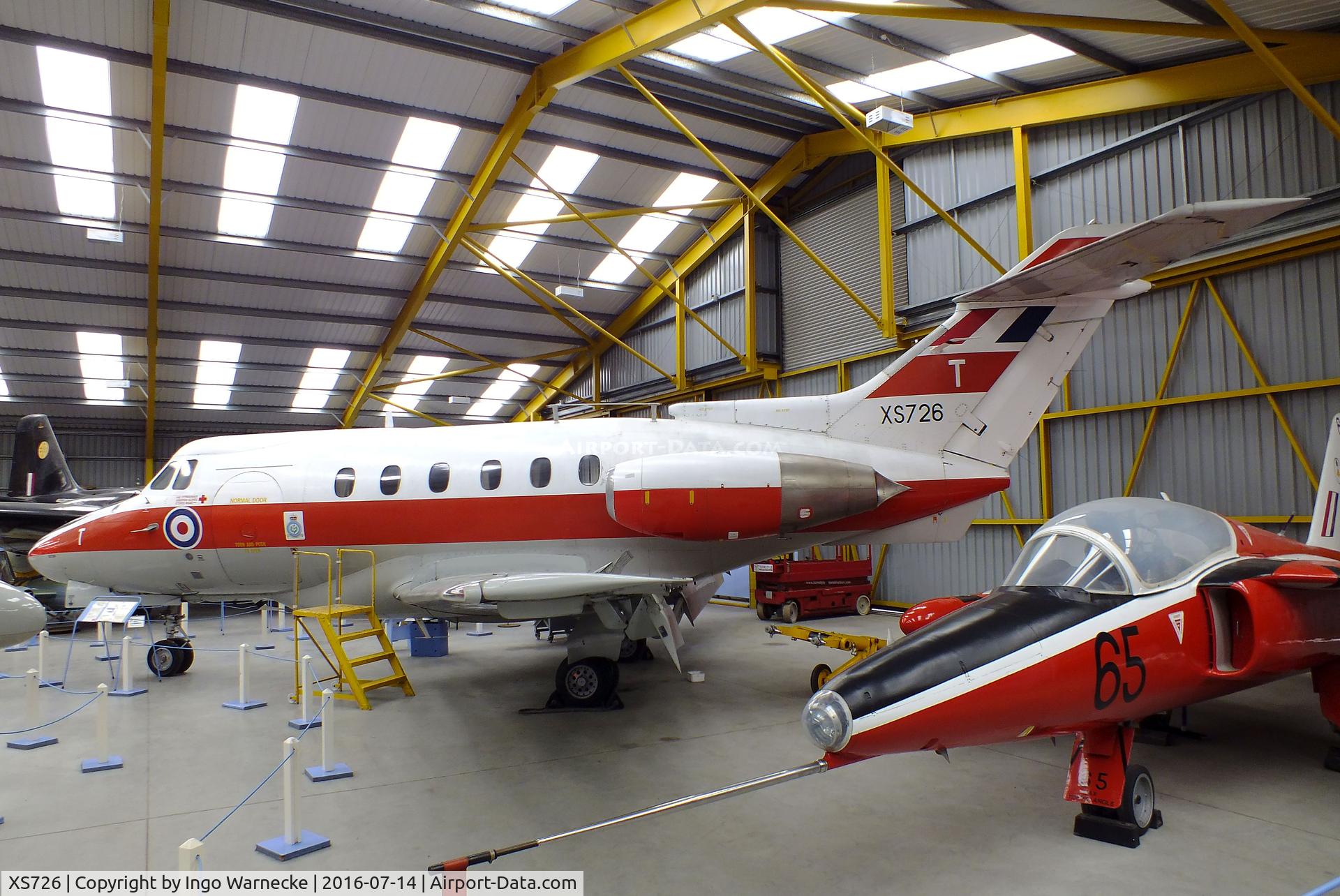 XS726, 1965 Hawker Siddeley HS.125 Dominie T.1 C/N 25044, Hawker Siddeley HS.125 Dominie T1 at the Newark Air Museum