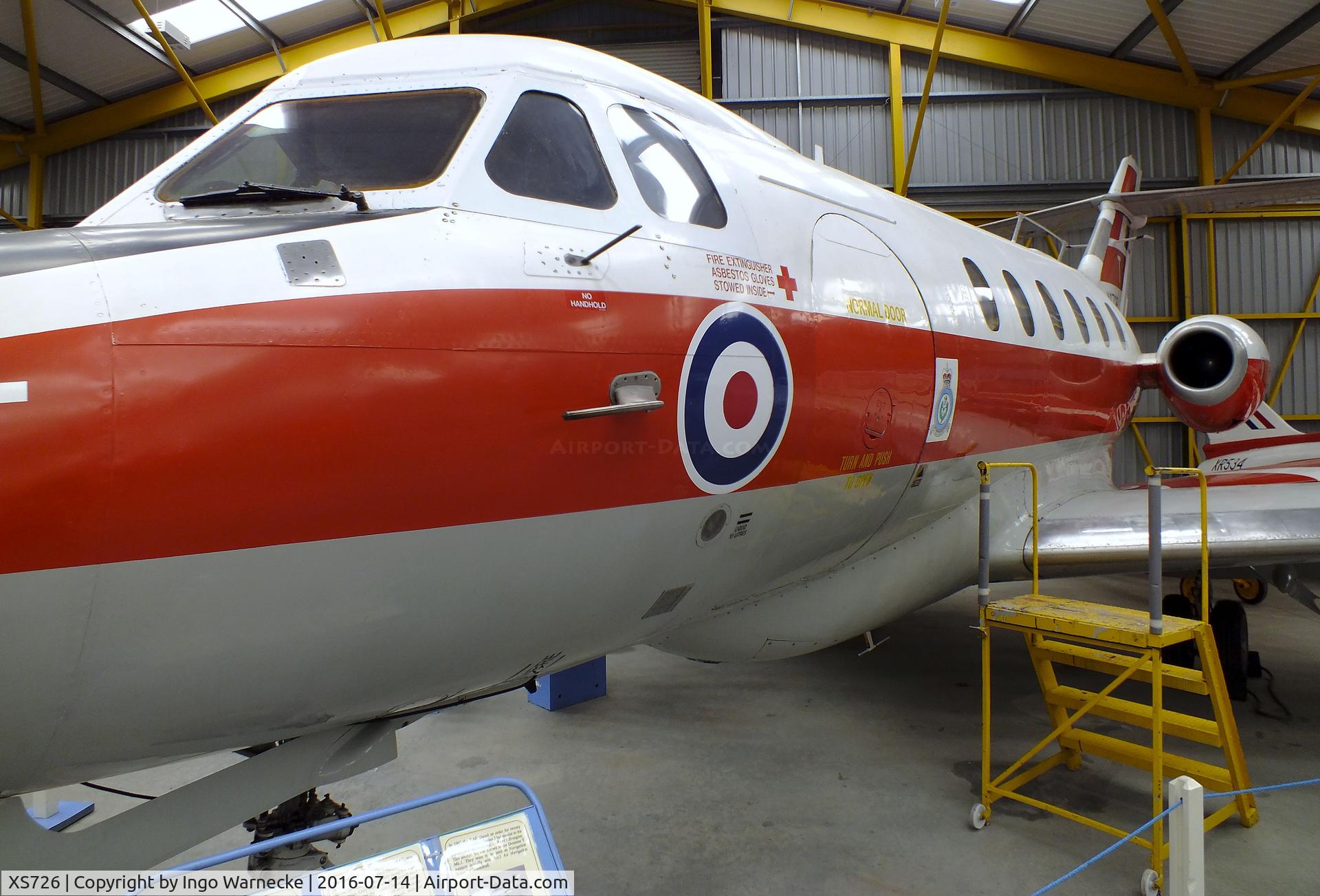 XS726, 1965 Hawker Siddeley HS.125 Dominie T.1 C/N 25044, Hawker Siddeley HS.125 Dominie T1 at the Newark Air Museum