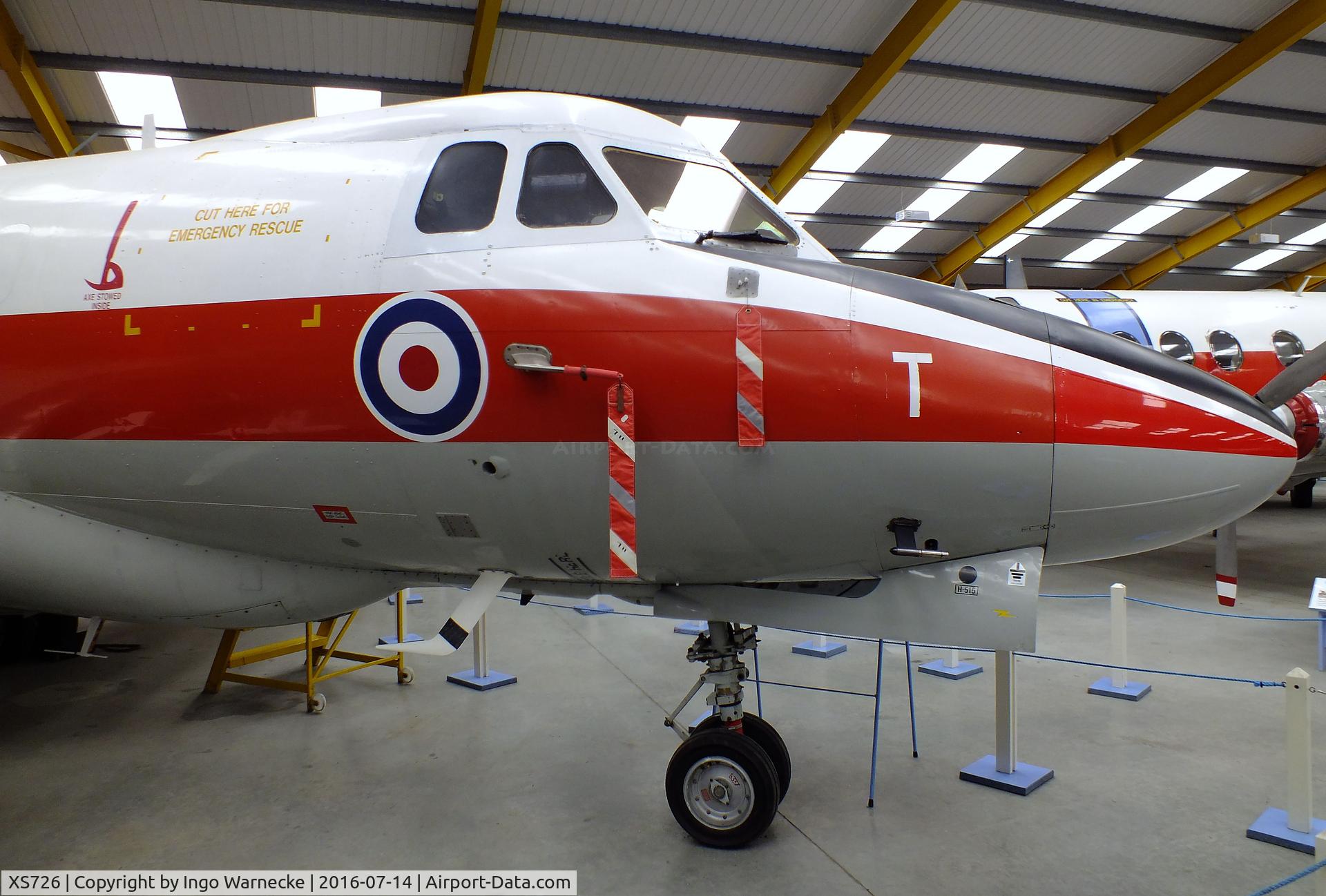 XS726, 1965 Hawker Siddeley HS.125 Dominie T.1 C/N 25044, Hawker Siddeley HS.125 Dominie T1 at the Newark Air Museum