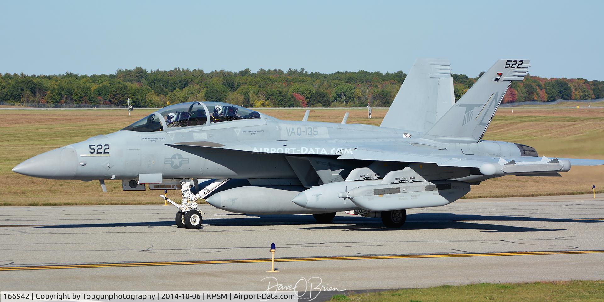 166942, Boeing EA-18G Growler C/N G-27, SABRE flight
VAQ-135	
NAS Whidbey Island, WA