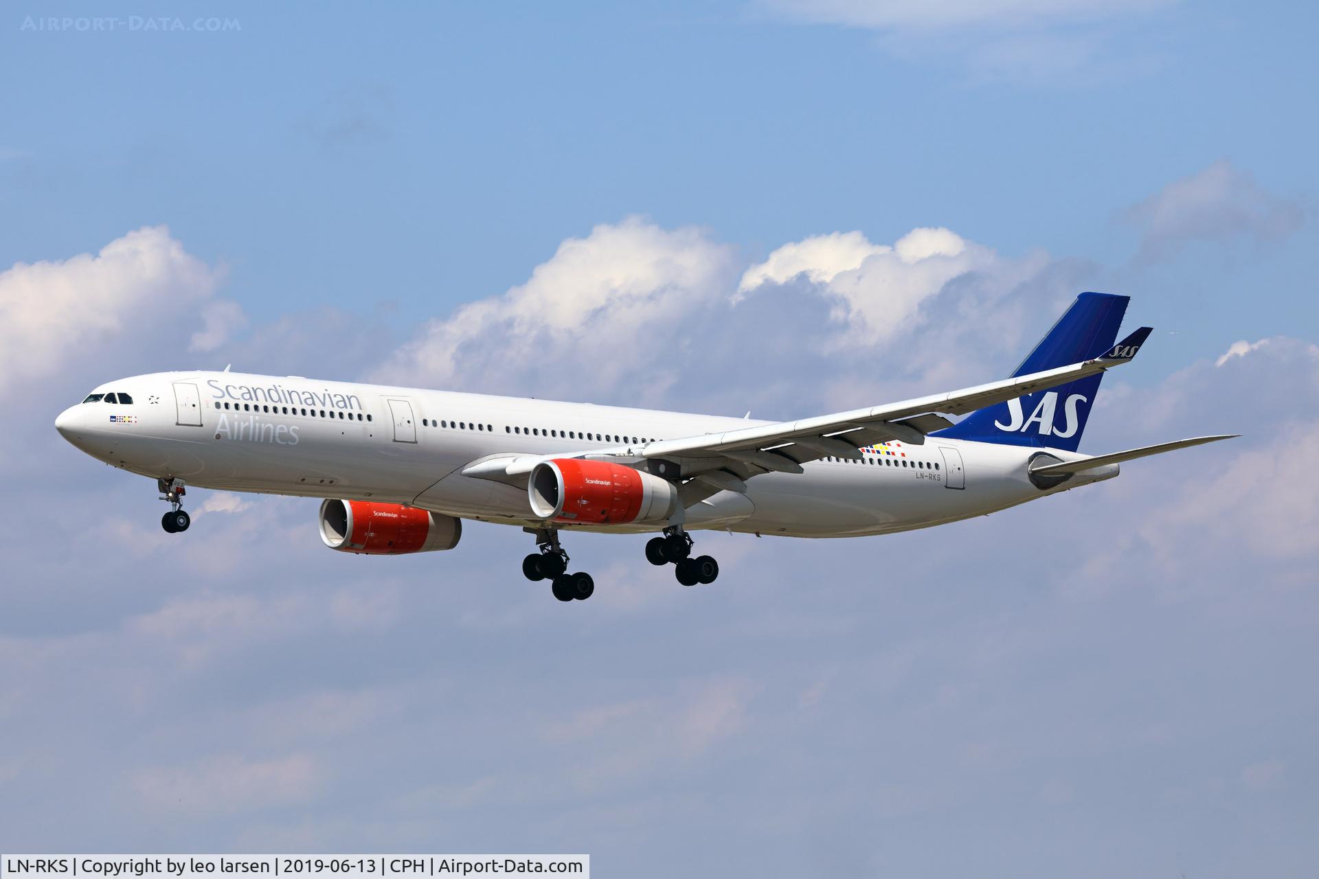 LN-RKS, 2015 Airbus A330-343E C/N 1665, Copenhagen 13.6.2019