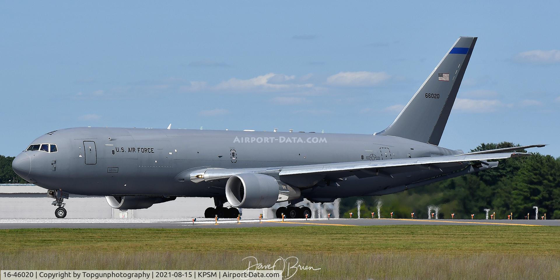 16-46020, 2016 Boeing KC-46A Pegasus (767-2LKC) C/N 34137, VYNIL62 takes RW34