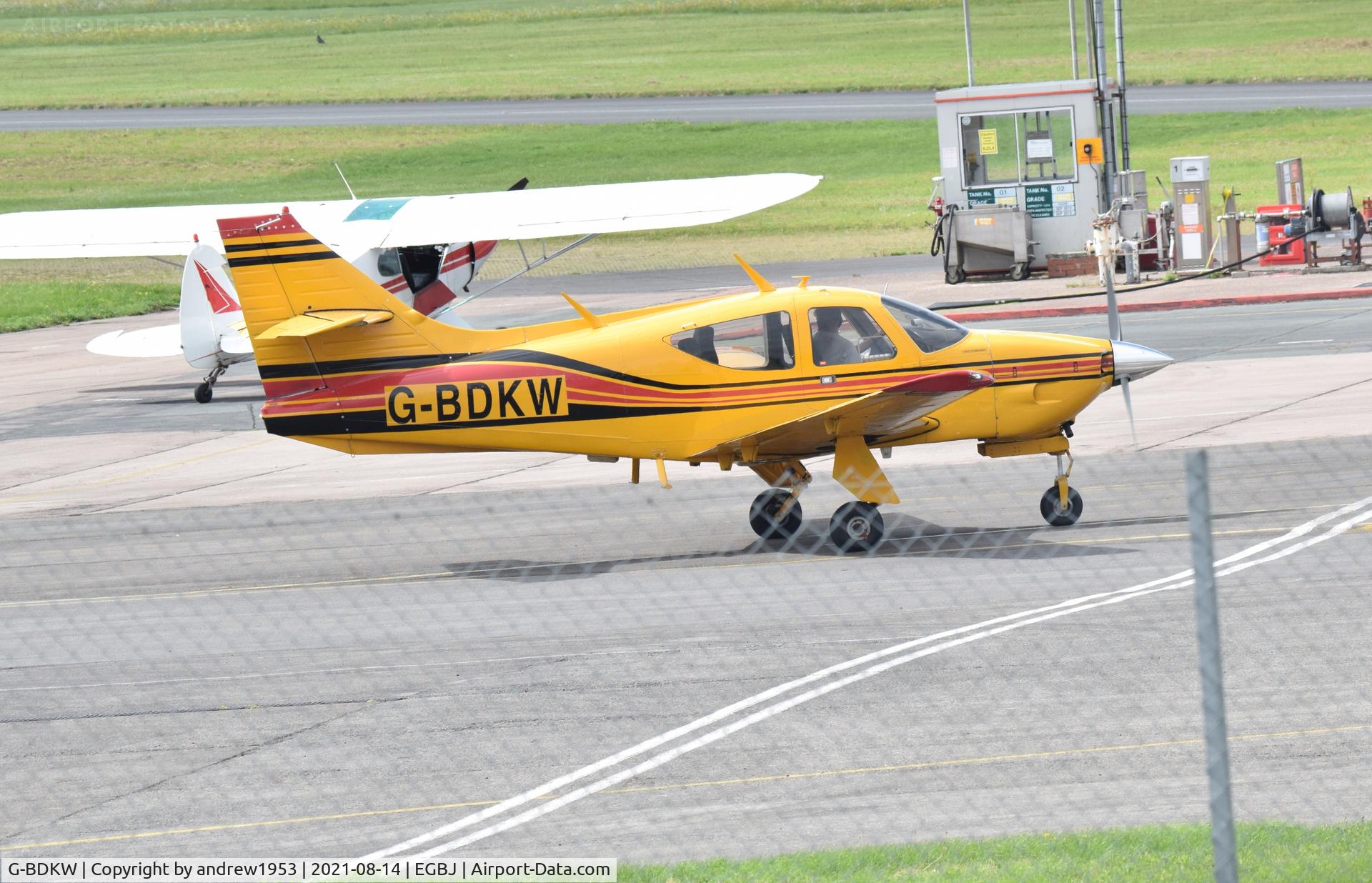 G-BDKW, 1973 Rockwell International 112 Commander C/N 106, G-BDKW at Gloucestershire Airport.