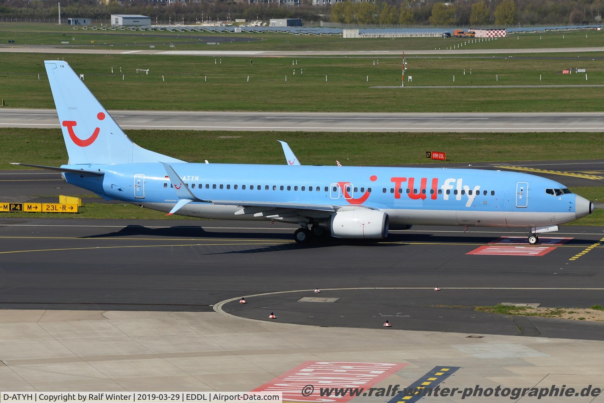 D-ATYH, 2011 Boeing 737-8K5 C/N 38097, Boeing 737-8K5(W) - X3 TUI TUIfly - 38097 - D-ATYH - 29.03.2019 - DUS