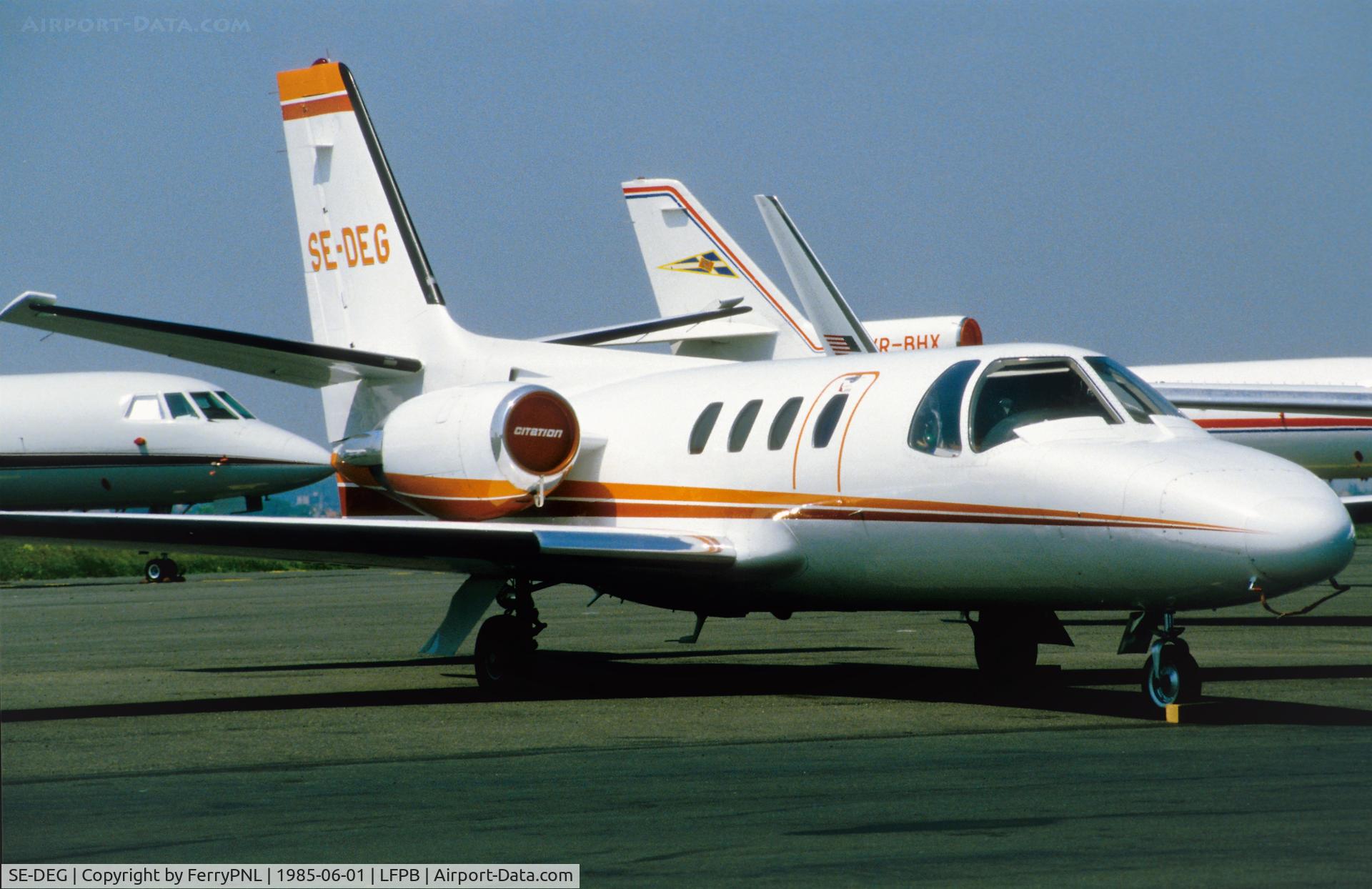 SE-DEG, 1975 Cessna 500 Citation I C/N 500-0276, Kungsair Falcon AB Ce500
