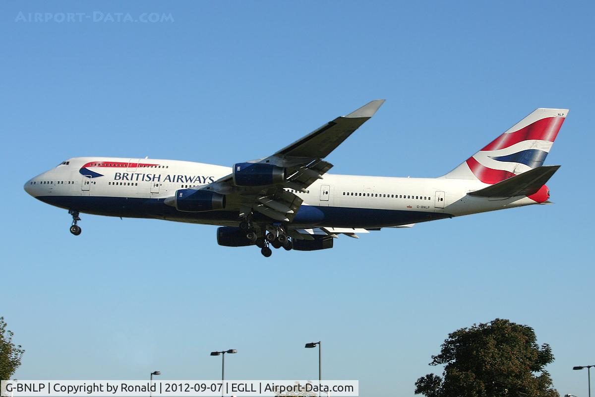 G-BNLP, 1990 Boeing 747-436 C/N 24058, at lhr