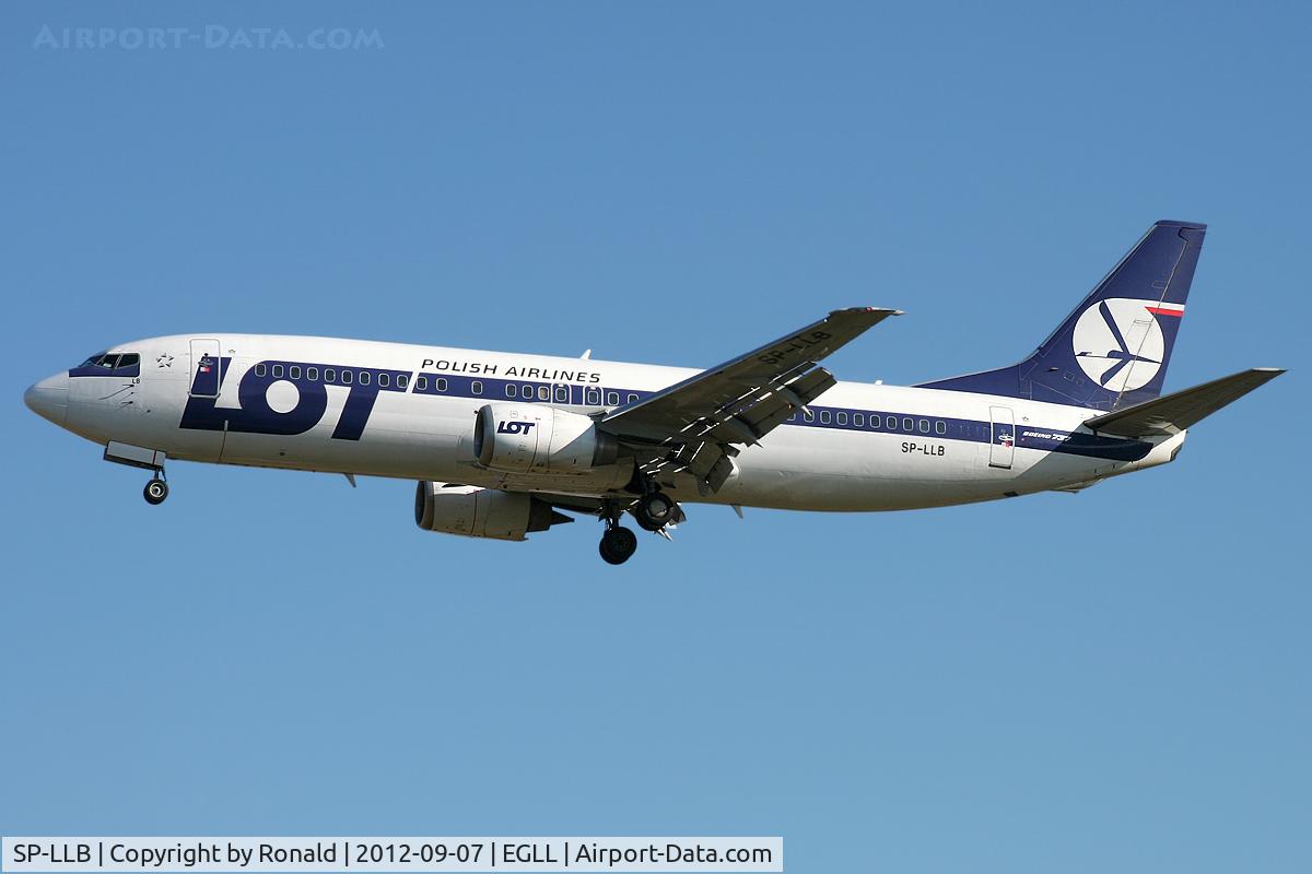 SP-LLB, 1993 Boeing 737-45D C/N 27156/2492, at egll