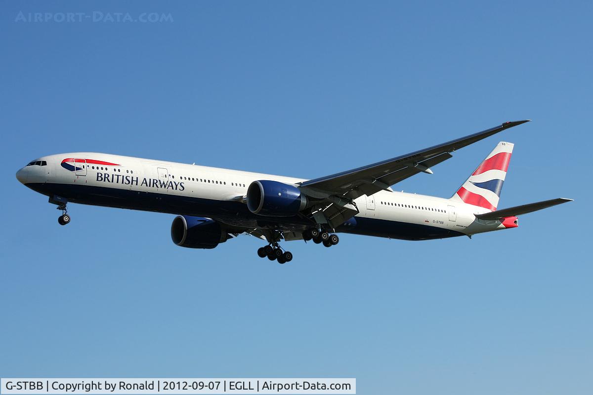 G-STBB, 2010 Boeing 777-36N/ER C/N 38286, at lhr