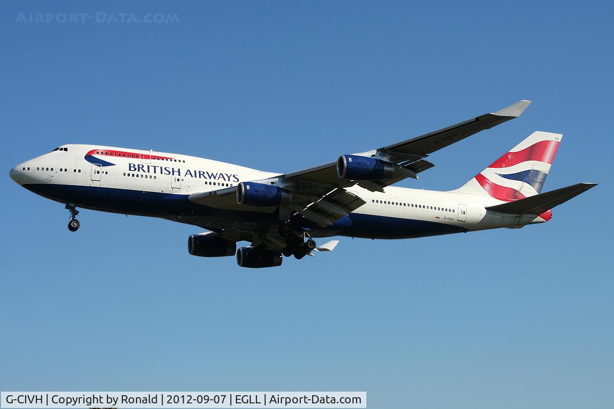 G-CIVH, 1996 Boeing 747-436 C/N 25809, at lhr