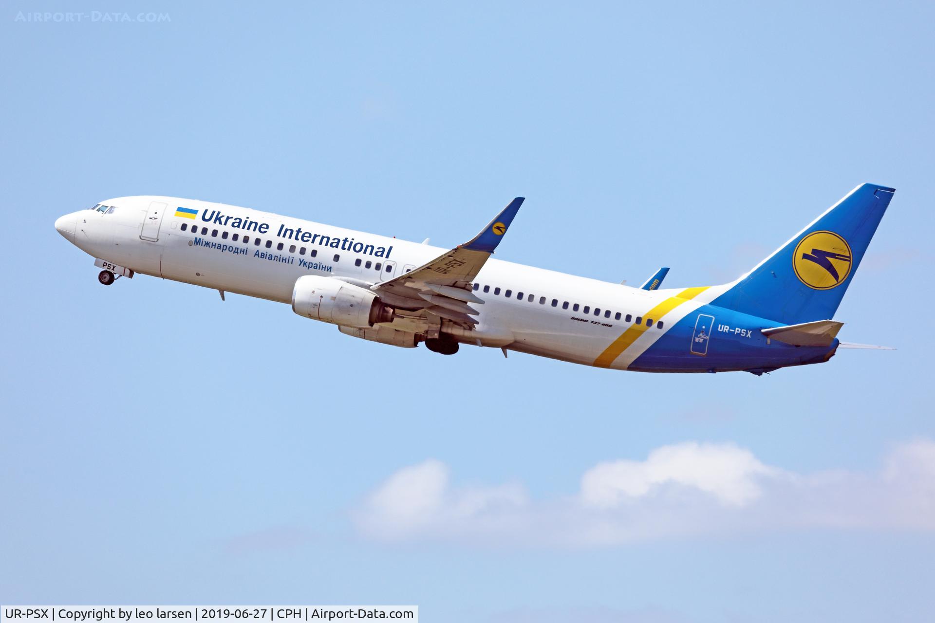 UR-PSX, 2006 Boeing 737-8EH C/N 34280, Copenhagen 27.6.2019
