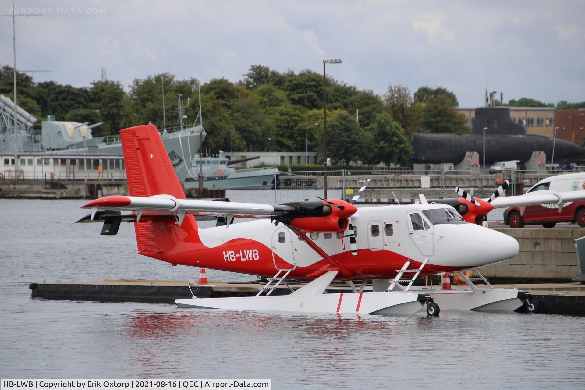 HB-LWB, 1978 De Havilland Canada DHC-6-300 C/N 565, HB-LWB at QEC (Copenhagen port).