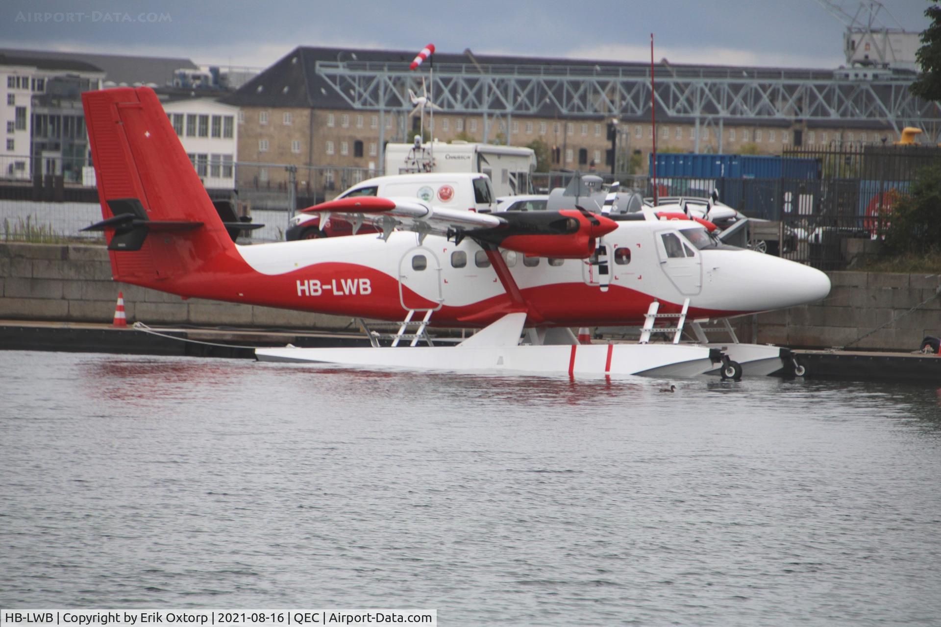 HB-LWB, 1978 De Havilland Canada DHC-6-300 C/N 565, HB-LWB at QEC (Copenhagen port).