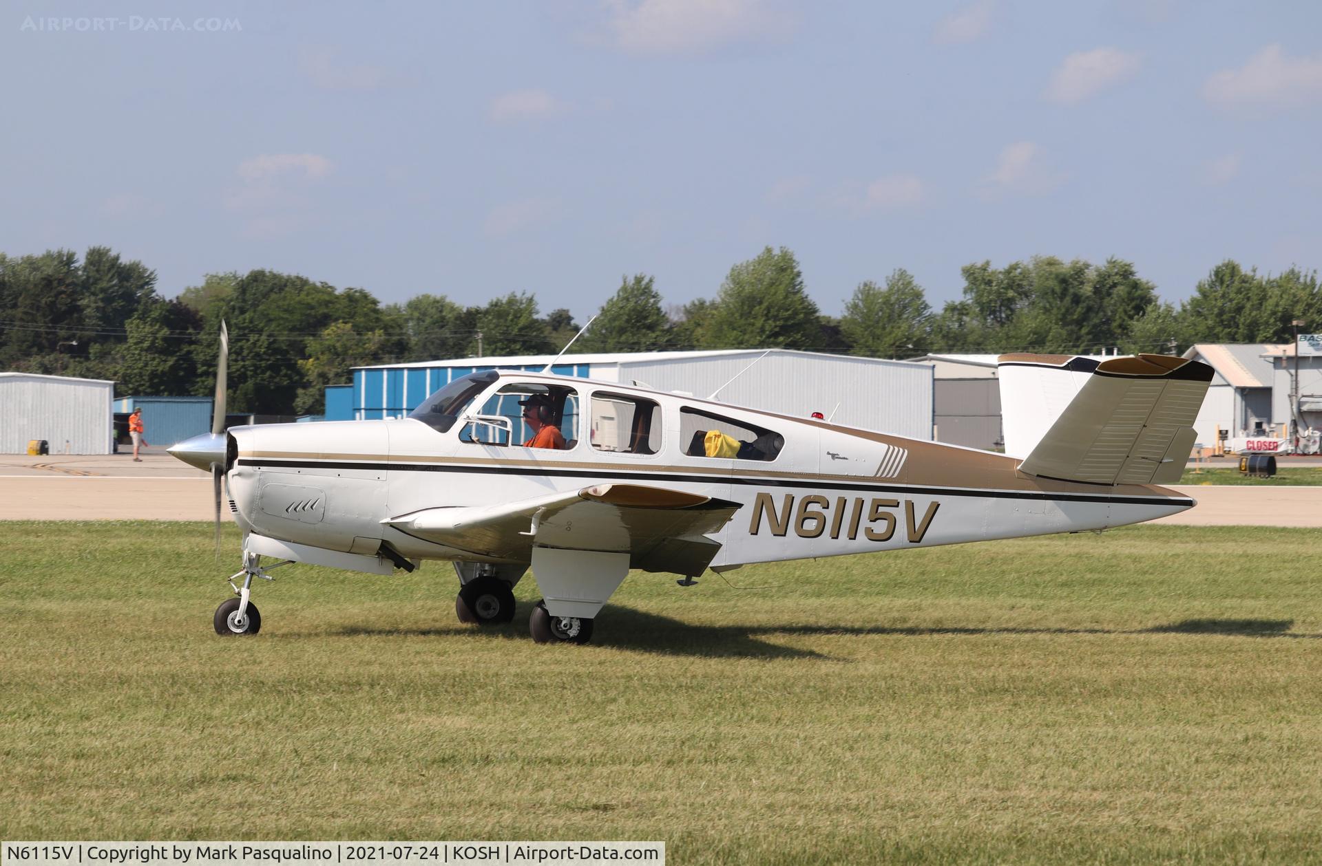 N6115V, 1965 Beech S35 Bonanza C/N D-7781, Beech S35