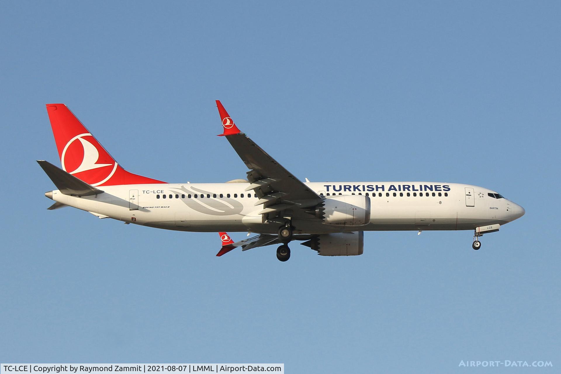 TC-LCE, 2018 Boeing 737-8 MAX C/N 60036, B737-8 MAX TC-LCE Tirkish Airlines