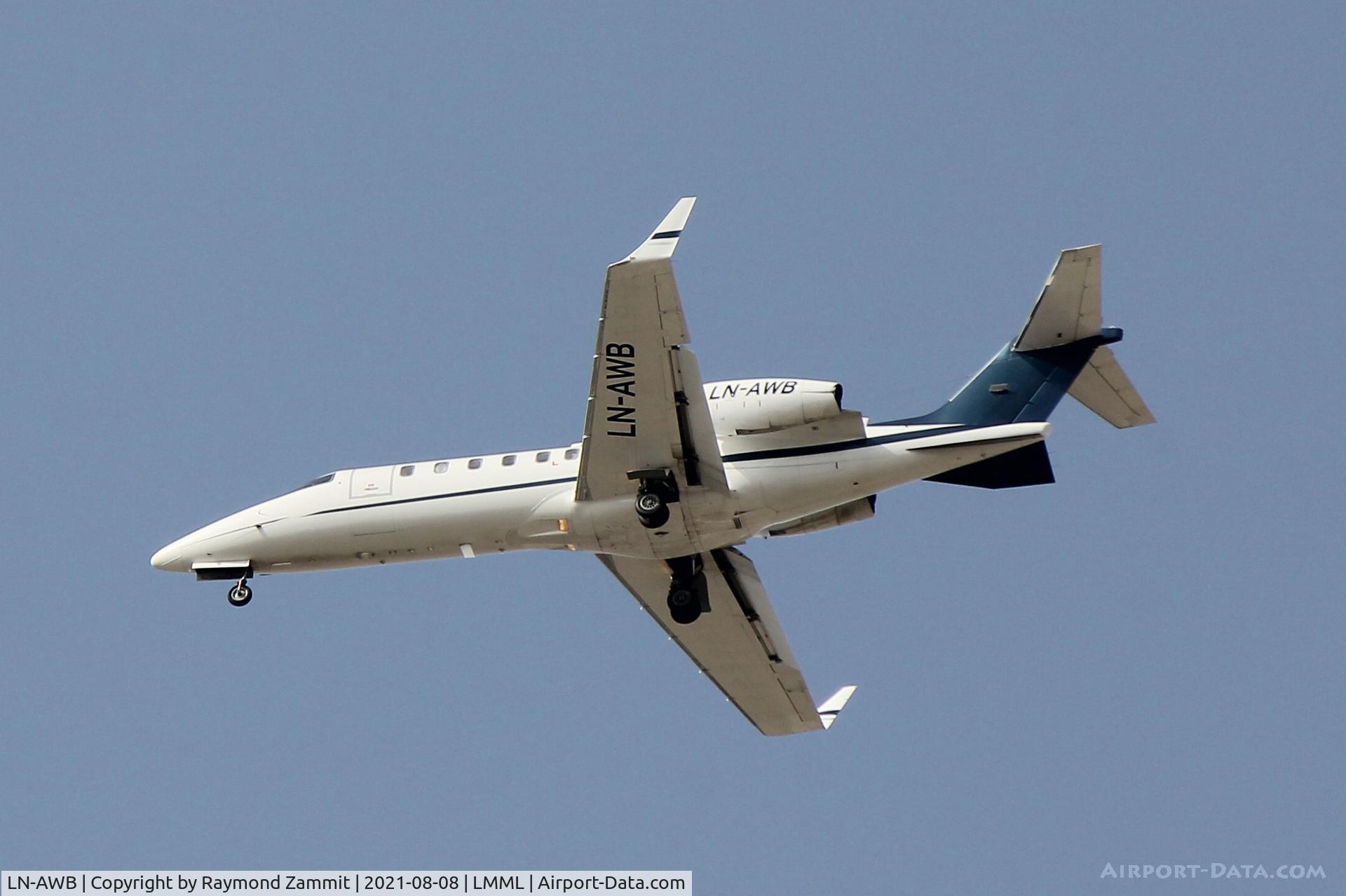 LN-AWB, 2002 Learjet 45 C/N 45-219, Bombardier Learjet 45 LN-AWB Wingjet