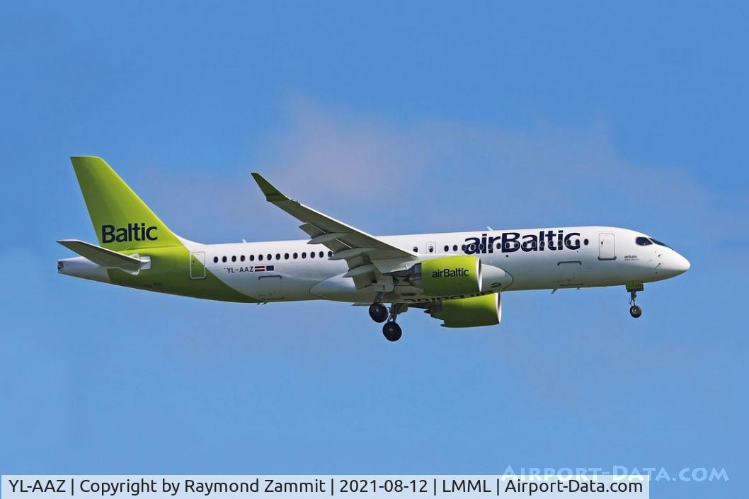 YL-AAZ, 2021 Airbus A220-300 C/N 55114, A220 YL-AAZ Air Baltic