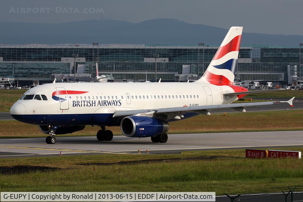 G-EUPY, 2001 Airbus A319-131 C/N 1466, at fra