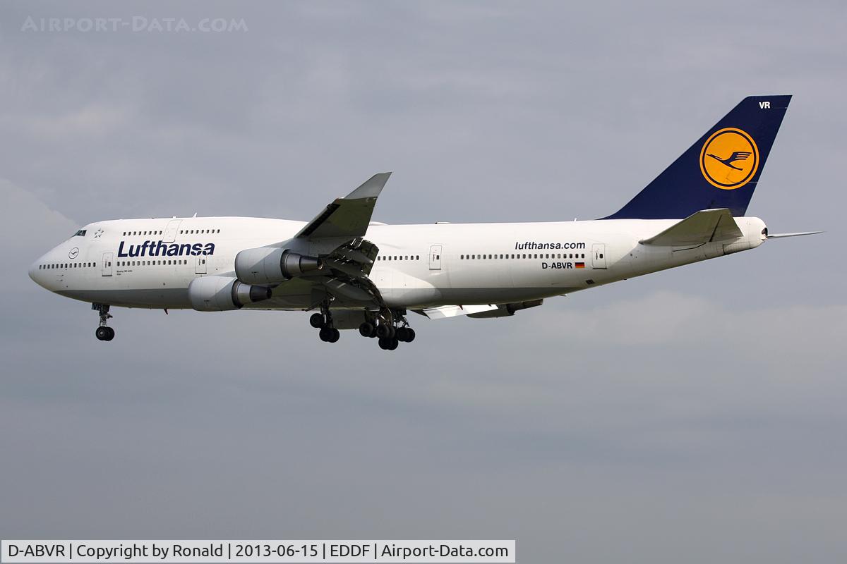 D-ABVR, 1997 Boeing 747-430 C/N 28285, at fra