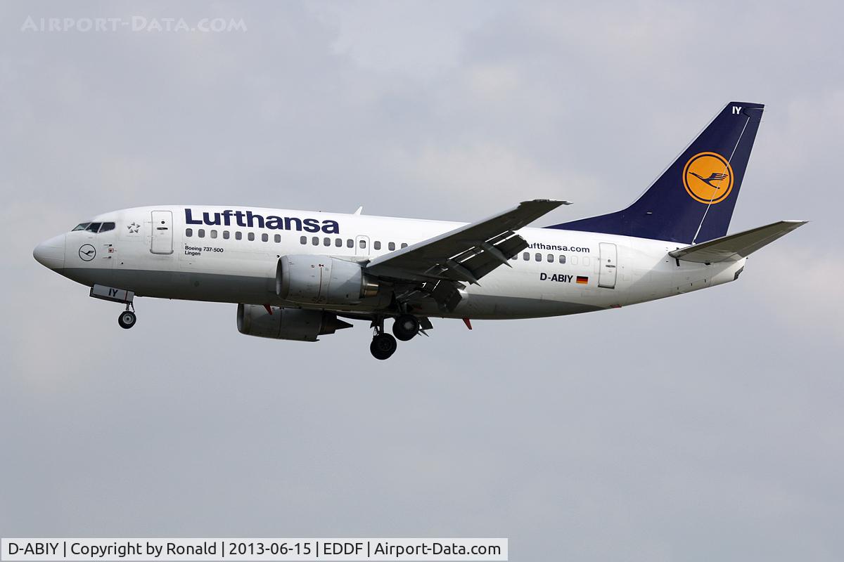 D-ABIY, 1991 Boeing 737-530 C/N 25243, at fra