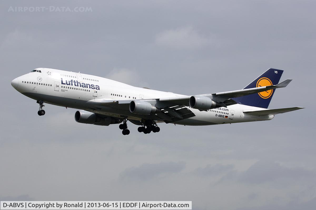 D-ABVS, 1997 Boeing 747-430 C/N 28286, at fra
