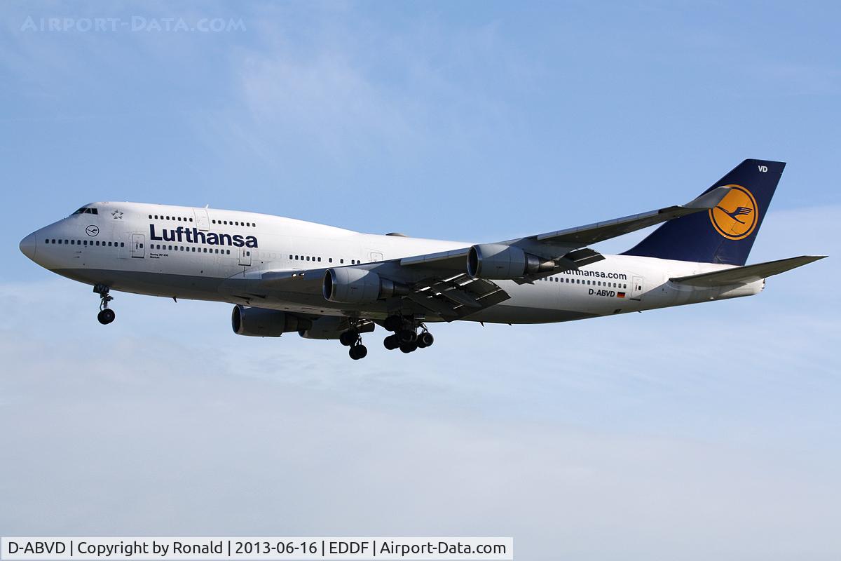 D-ABVD, 1990 Boeing 747-430 C/N 24740, at fra