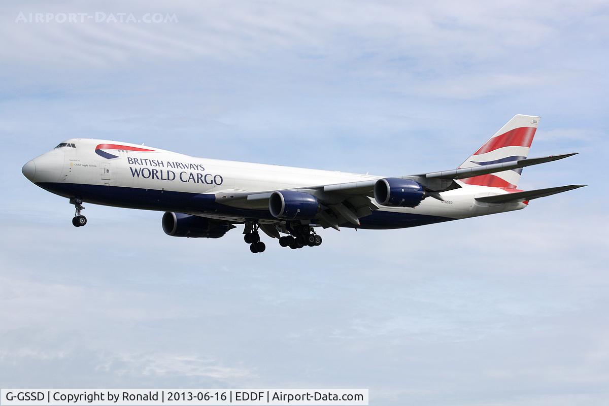 G-GSSD, 2011 Boeing 747-87UF C/N 37561, at fra