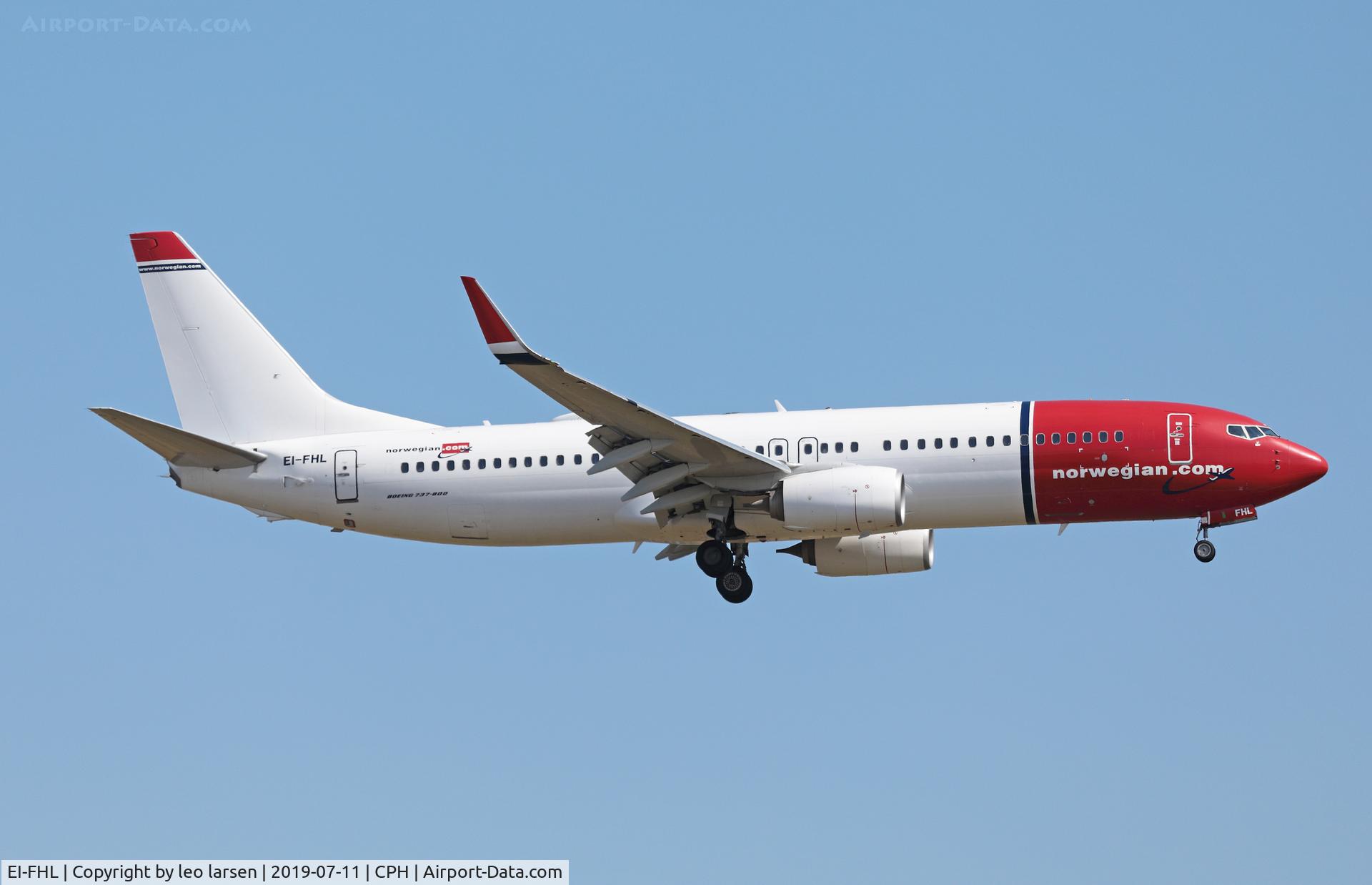 EI-FHL, 2015 Boeing 737-8JP C/N 42078, Copenhagen 11.7.2019