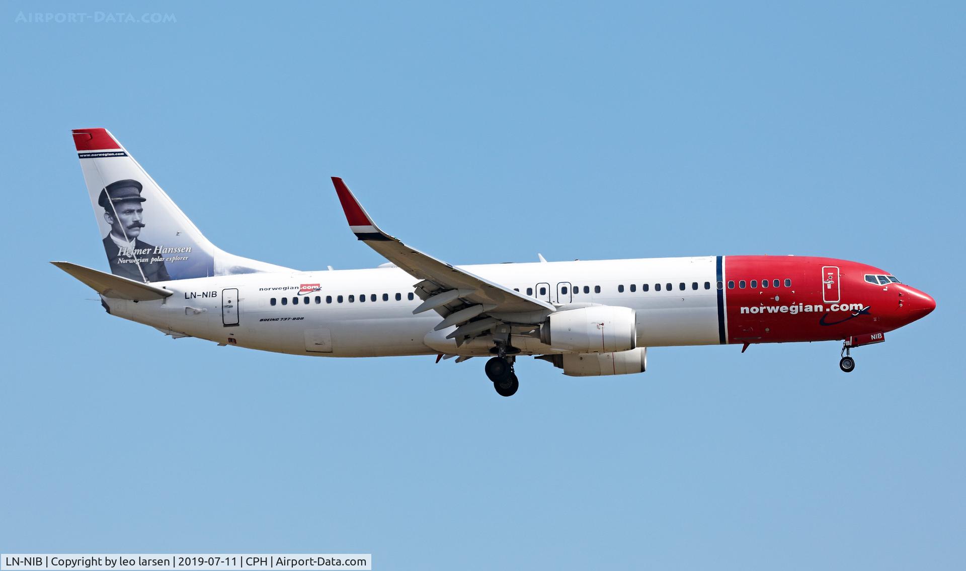 LN-NIB, 2011 Boeing 737-86J C/N 36879, Copenhagen 11.7.2019