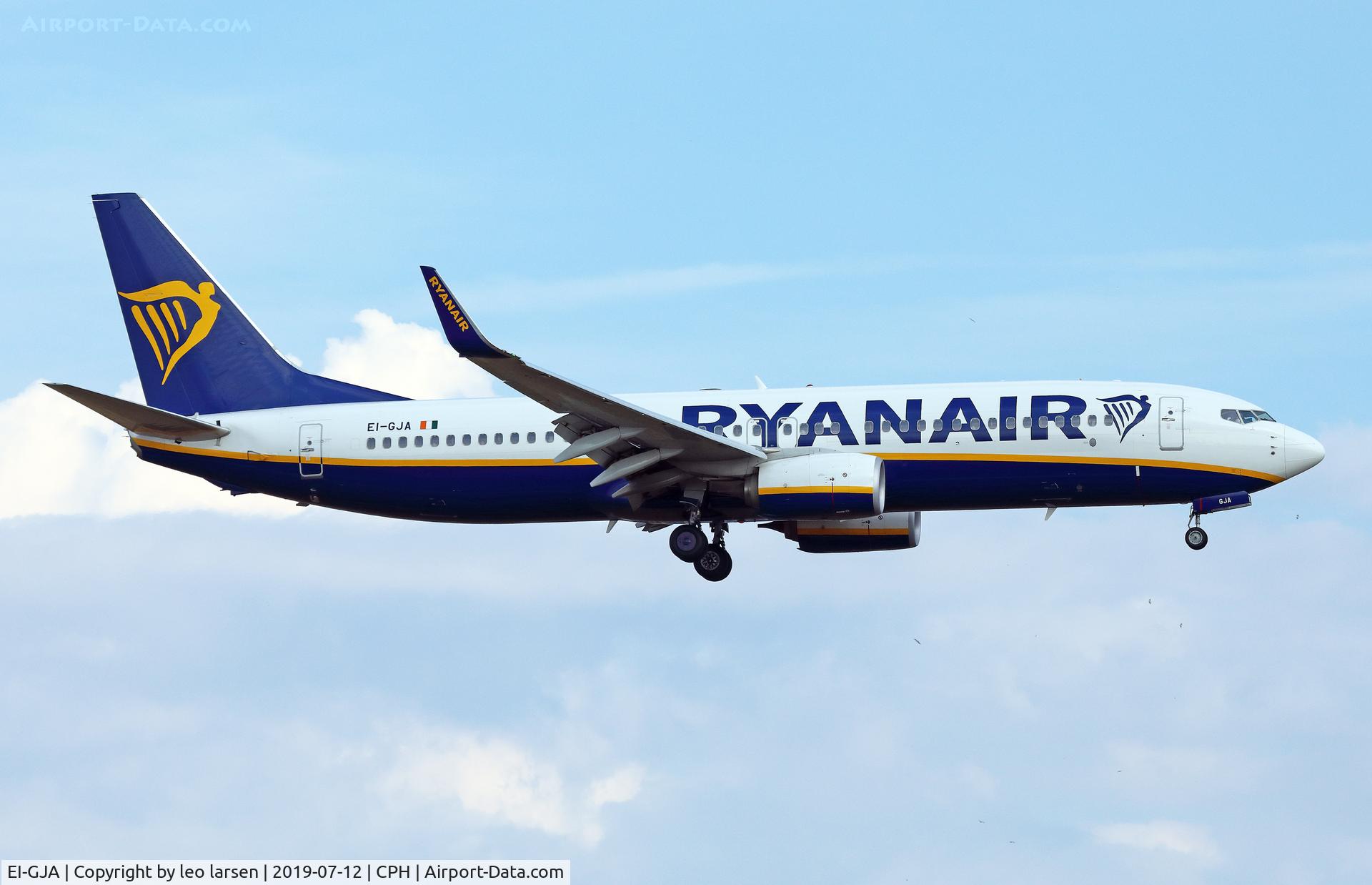 EI-GJA, 2018 Boeing 737-800 C/N 44819, Copenhagen 12.7.2019