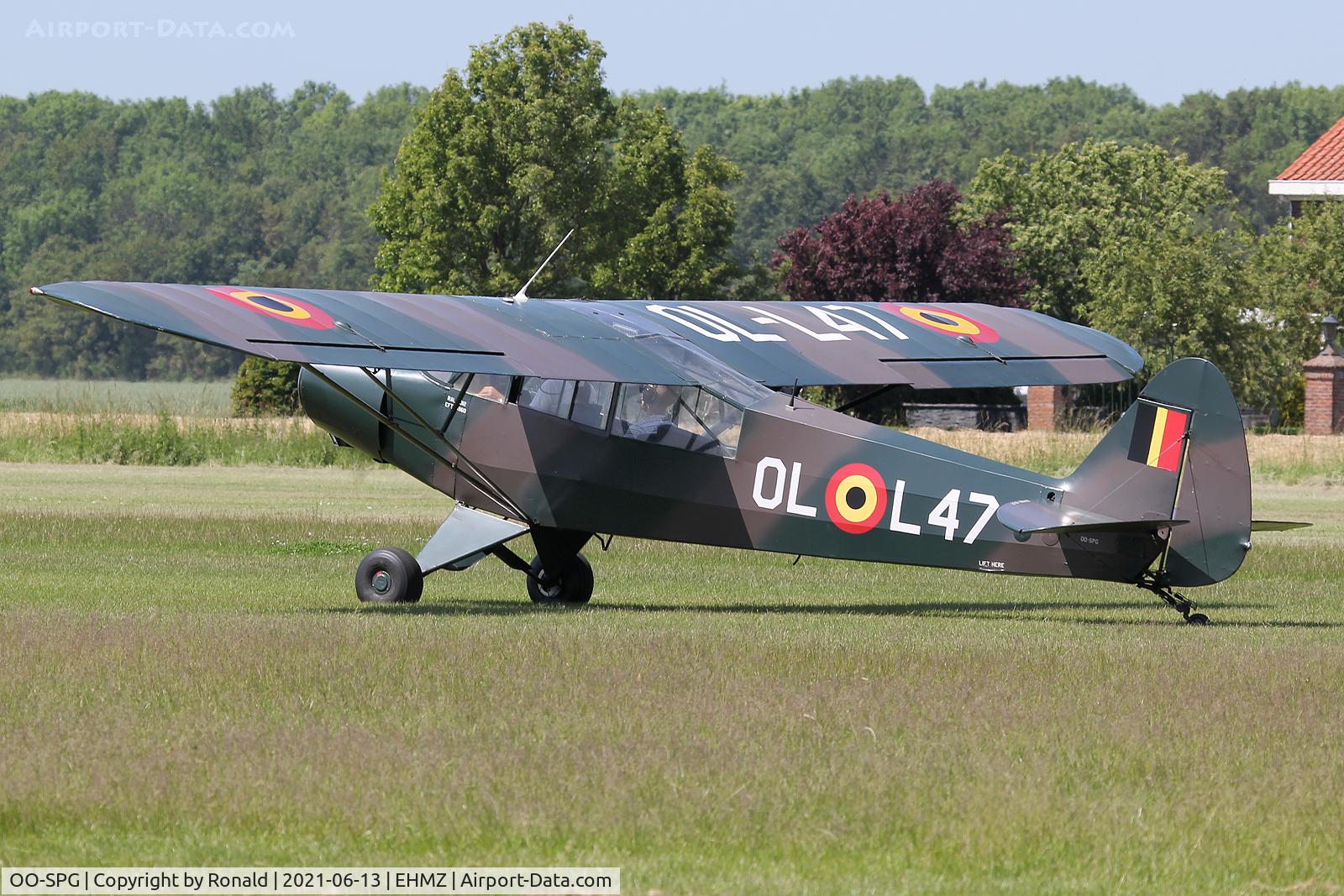 OO-SPG, 1952 Piper L-18C Super Cub (PA-18-95) C/N 18-2060, at ehmz
