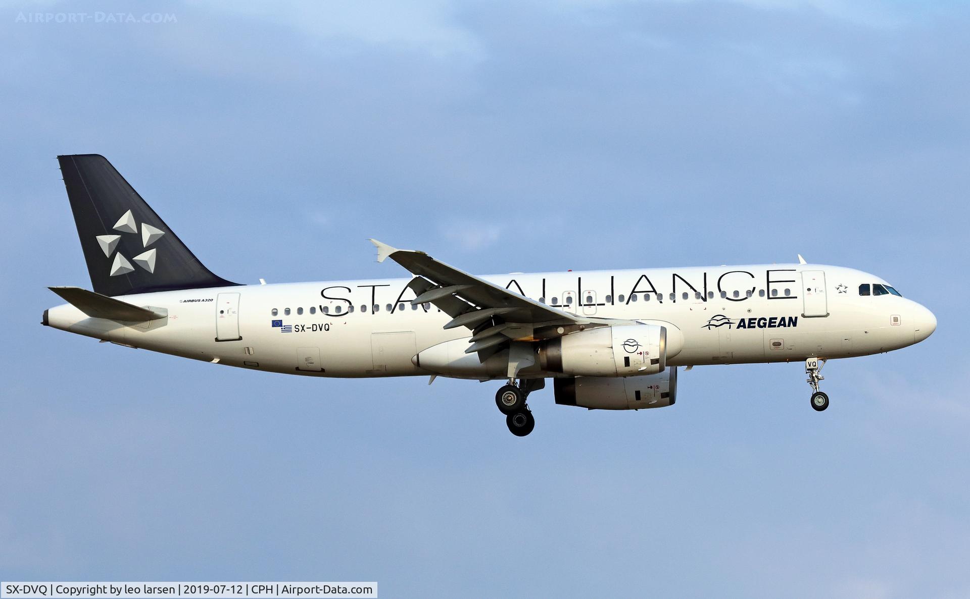 SX-DVQ, 2008 Airbus A320-232 C/N 3526, Copenhagen 12.7.2019