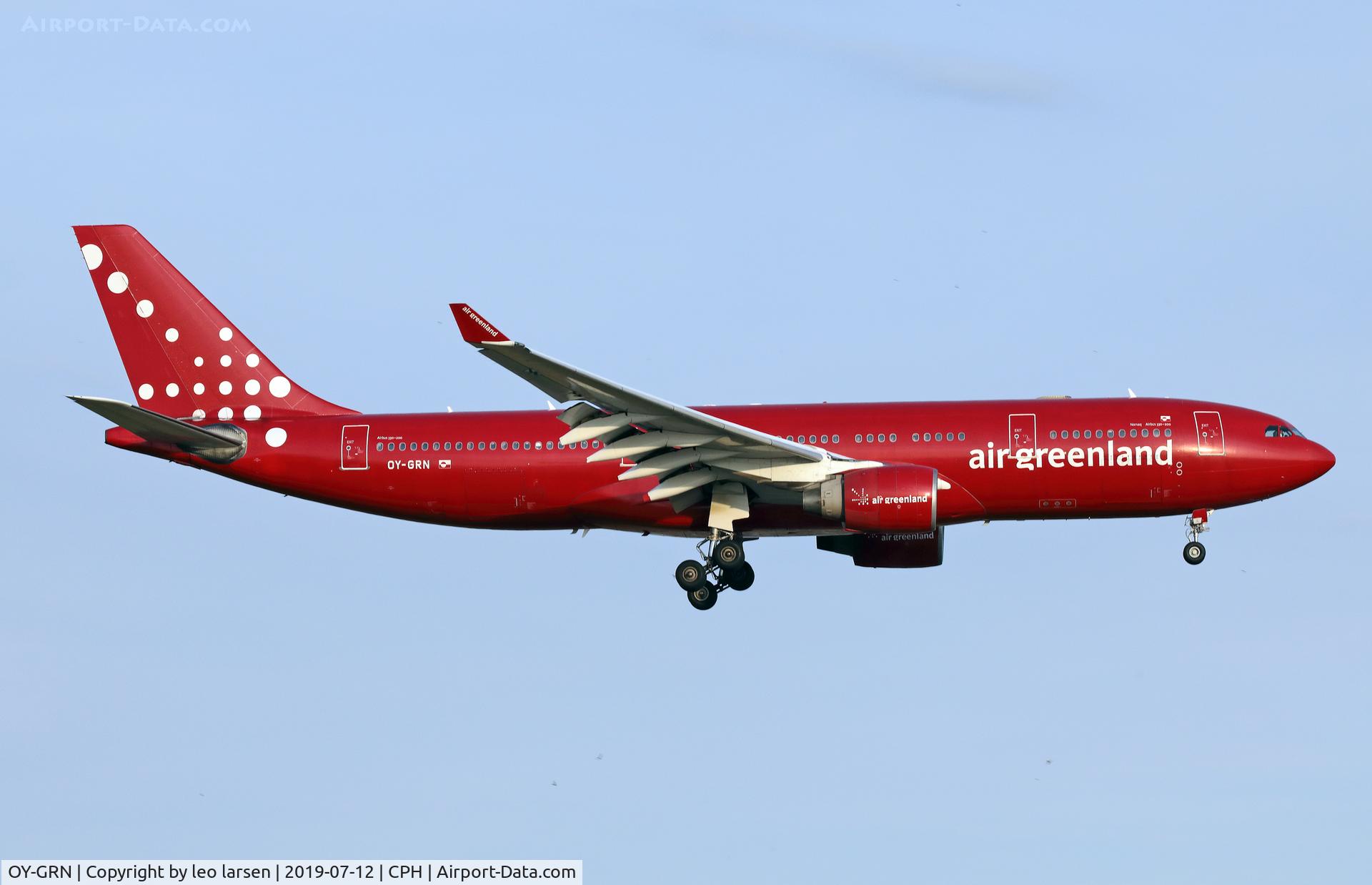 OY-GRN, 1998 Airbus A330-223 C/N 230, Copenhagen 12.7.2019