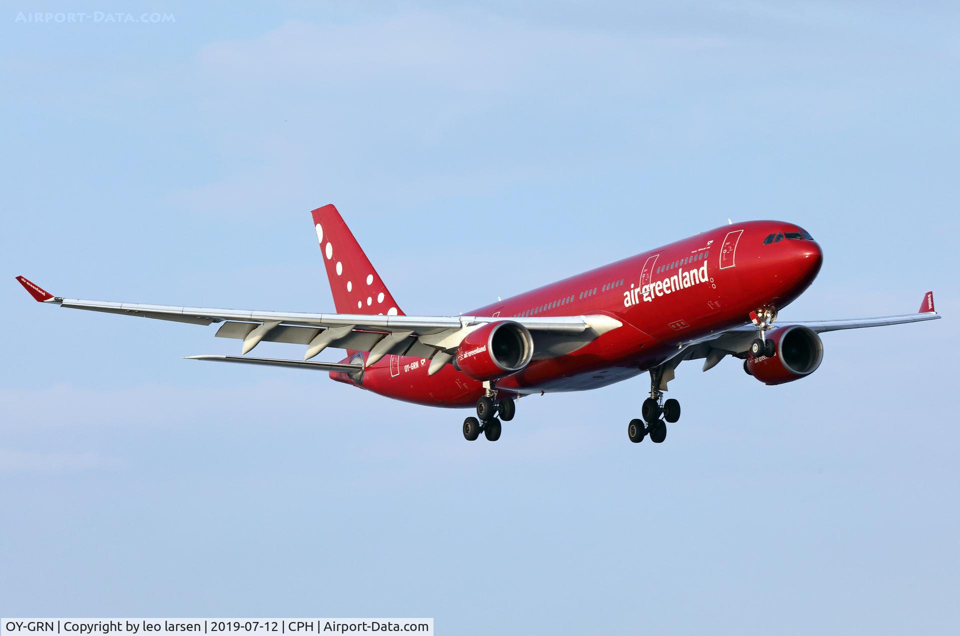 OY-GRN, 1998 Airbus A330-223 C/N 230, Copenhagen 12.7.2019