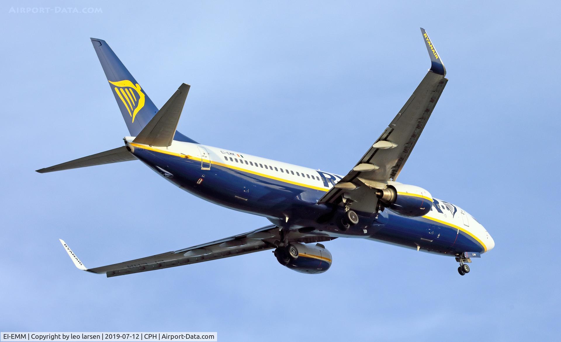 EI-EMM, 2010 Boeing 737-8AS C/N 38514, Copenhagen 12.7.2019