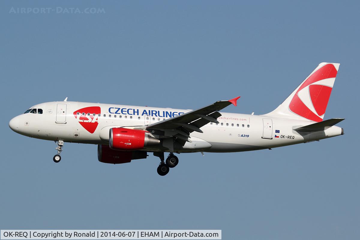 OK-REQ, 2011 Airbus A319-112 C/N 4713, at spl