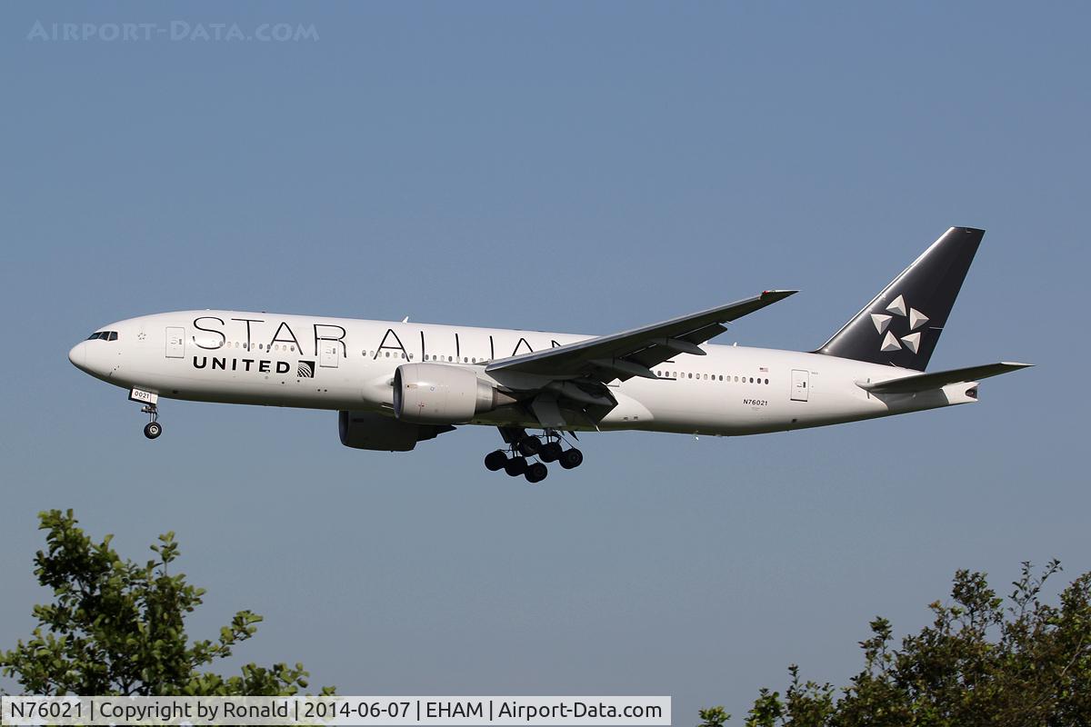 N76021, 2010 Boeing 777-224 C/N 39776, at spl