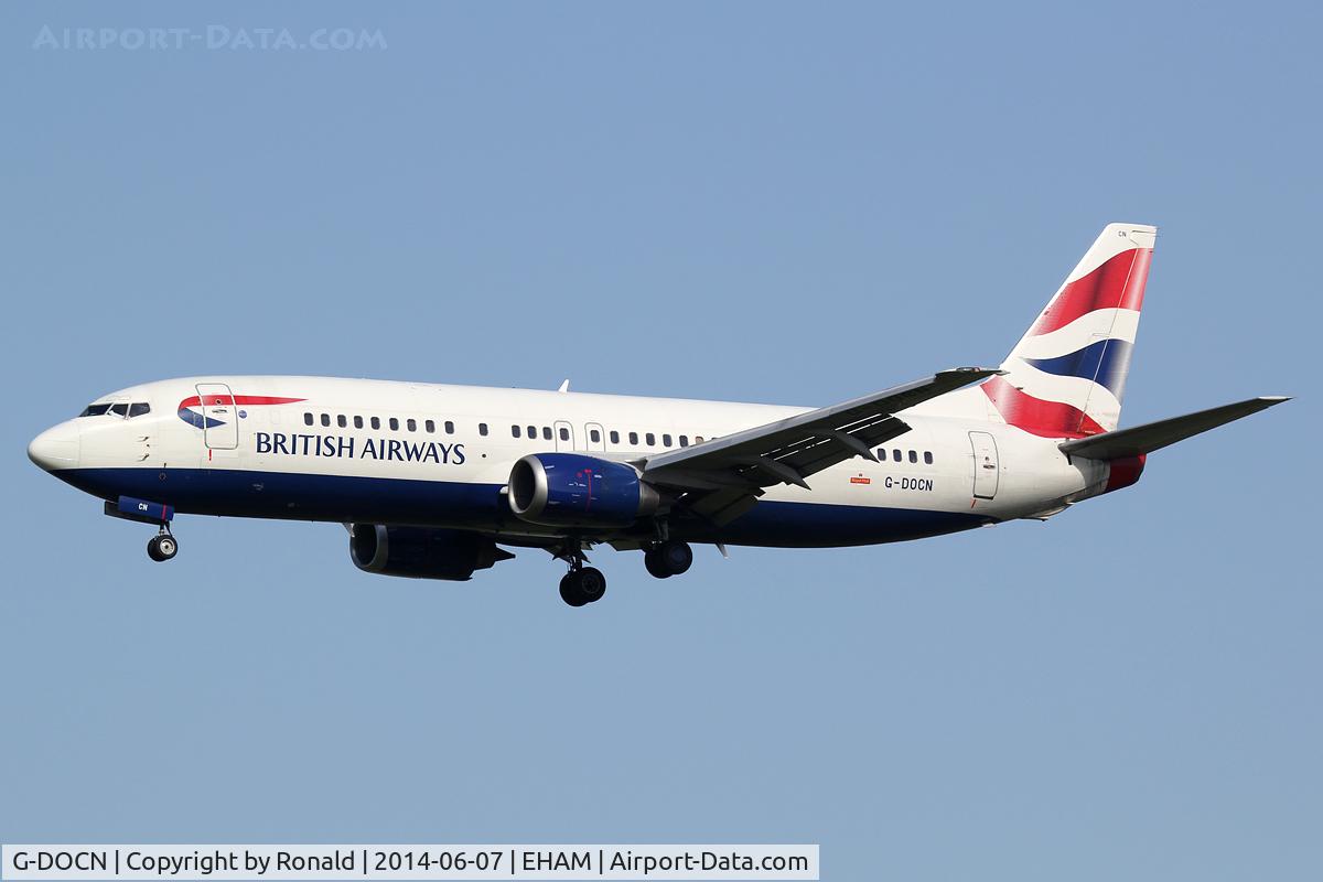 G-DOCN, 1992 Boeing 737-436 C/N 25848, at spl