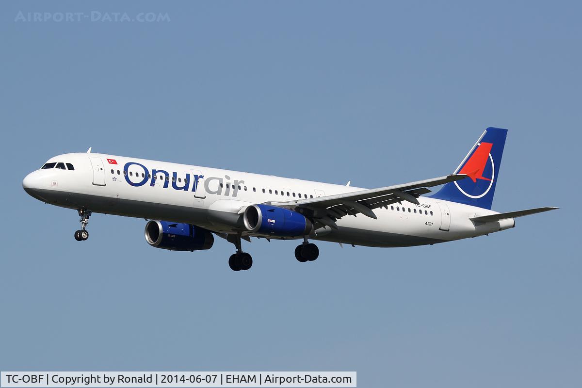 TC-OBF, 1999 Airbus A321-131 C/N 963, at spl