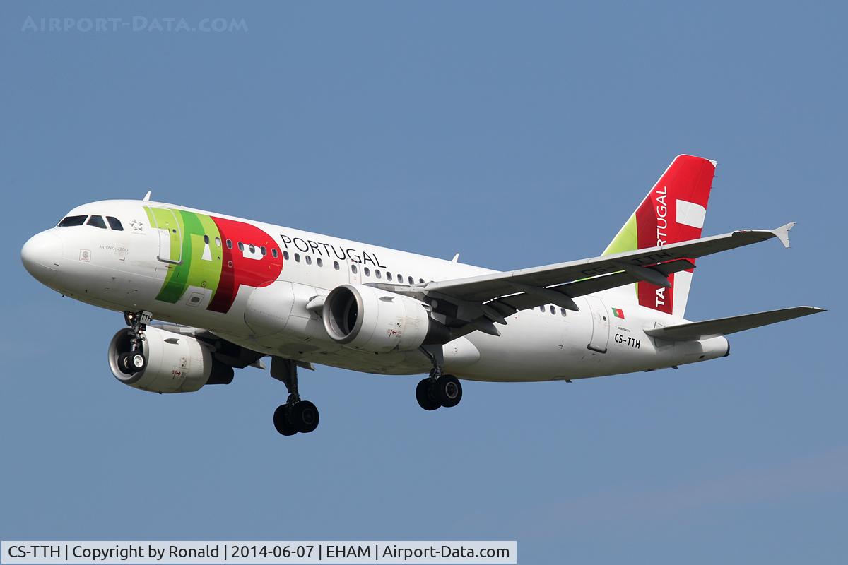 CS-TTH, 1998 Airbus A319-111 C/N 917, at spl