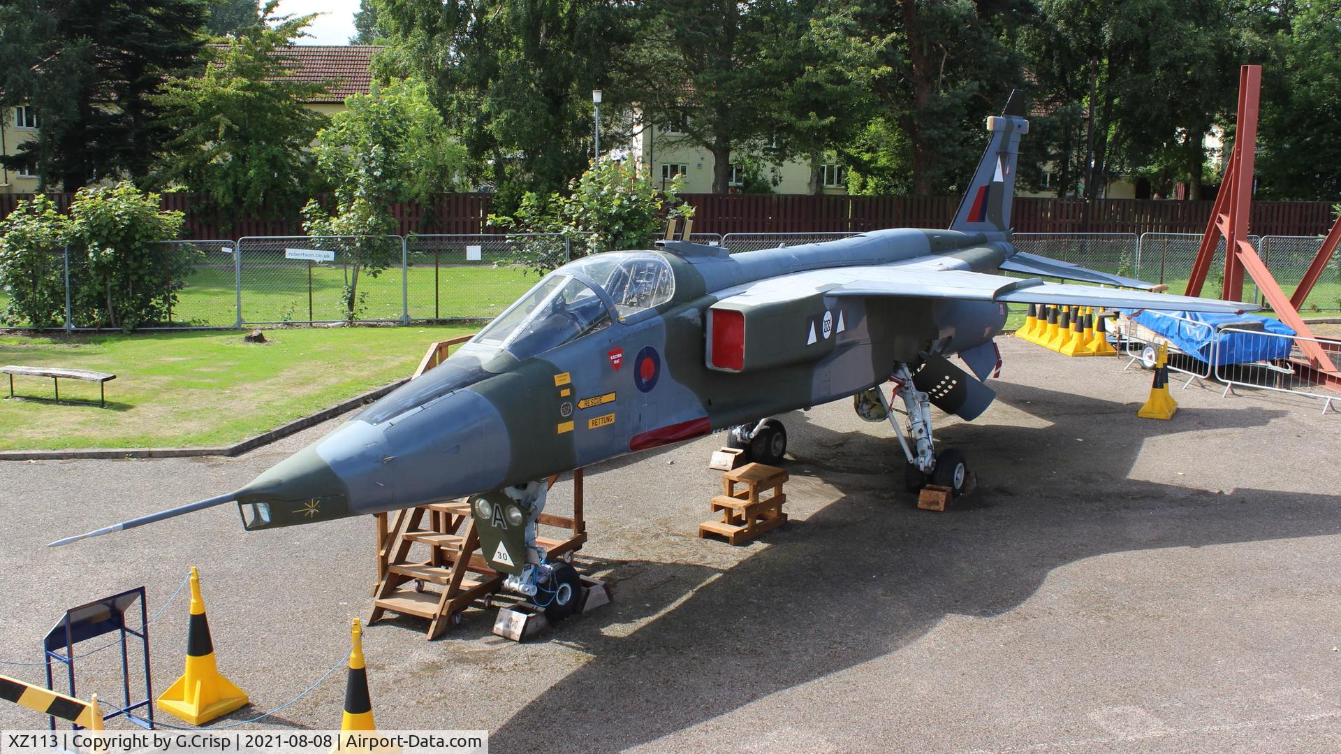 XZ113, 1976 Sepecat Jaguar GR.3 C/N S.114, Morayvia, Moray UK