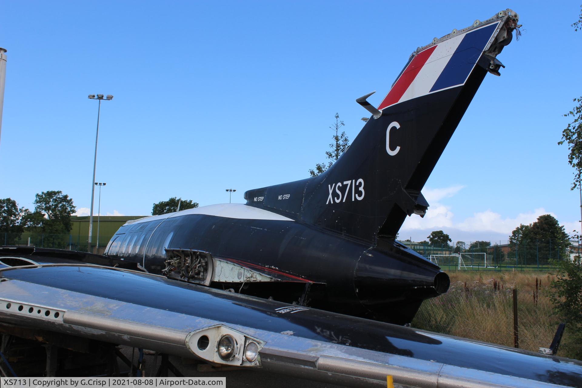 XS713, 1965 Hawker Siddeley HS.125 Dominie T.1 C/N 25041, Morayvia, Moray UK