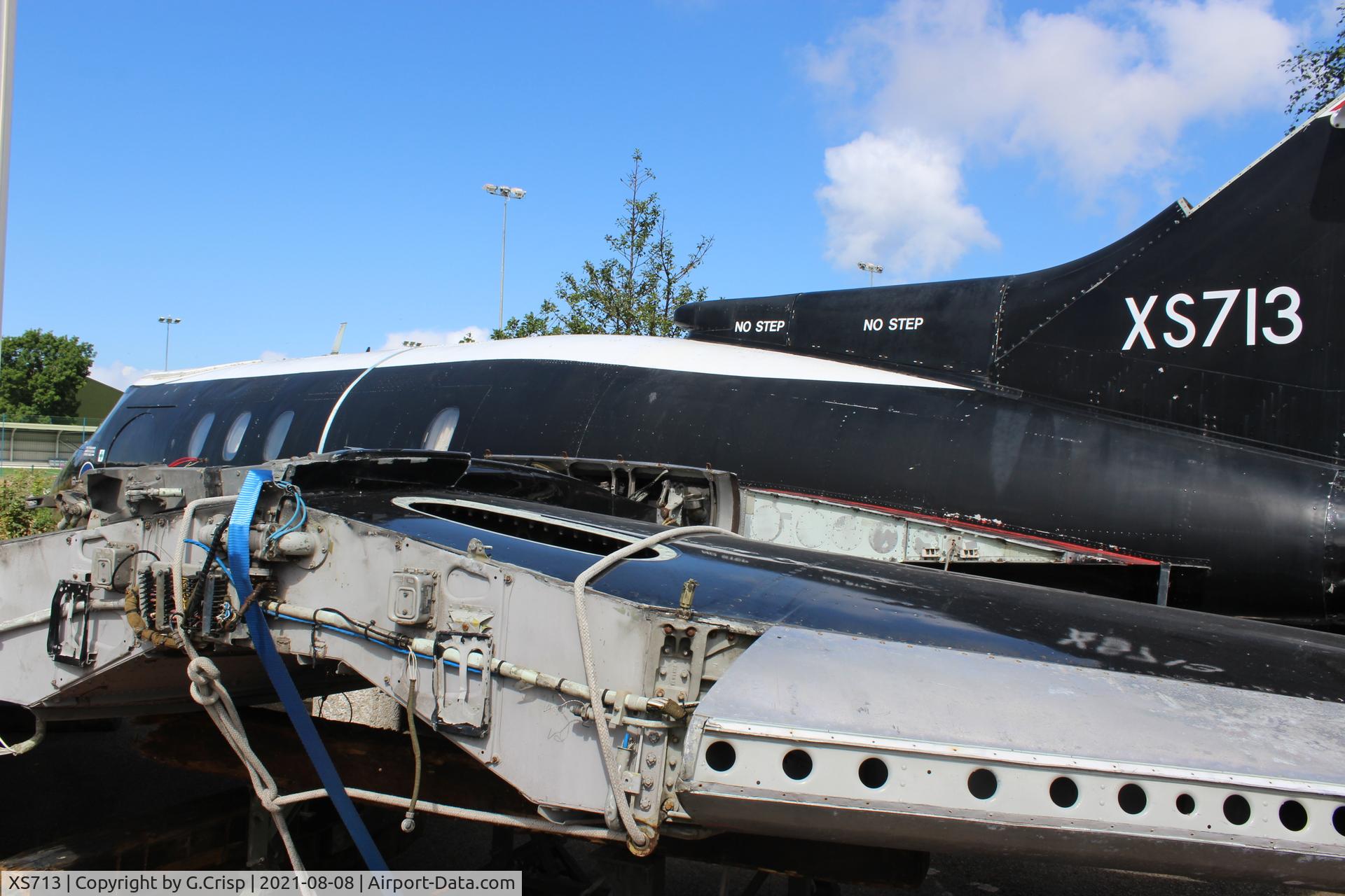 XS713, 1965 Hawker Siddeley HS.125 Dominie T.1 C/N 25041, Morayvia, Moray UK