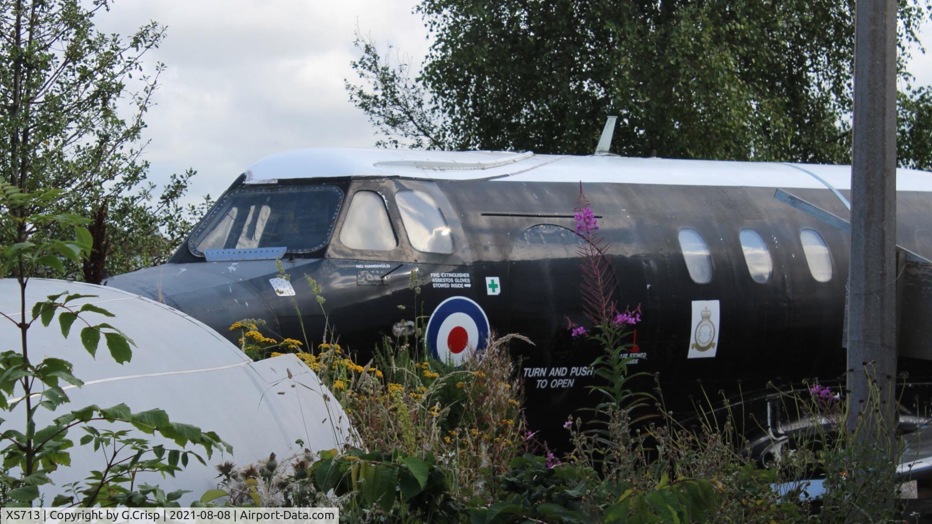 XS713, 1965 Hawker Siddeley HS.125 Dominie T.1 C/N 25041, Morayvia, Moray UK