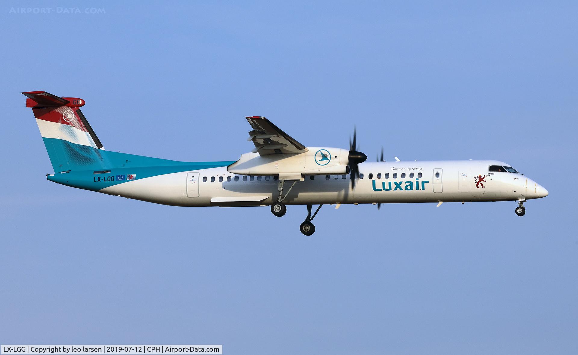 LX-LGG, 2012 Bombardier DHC-8-402Q Dash 8 Dash 8 C/N 4418, Copenhagen 12.7.2019