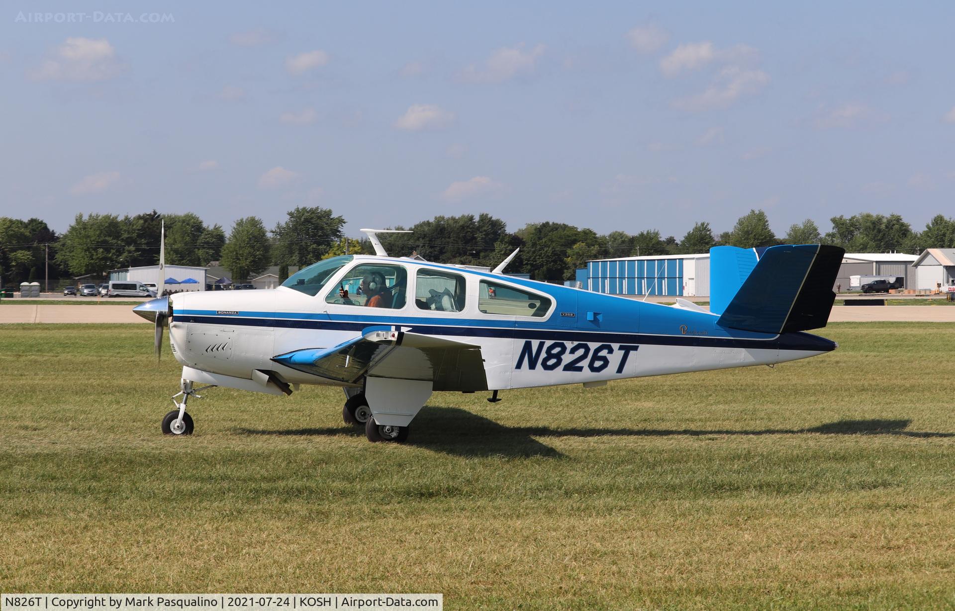N826T, 1973 Beech V35B Bonanza C/N D-9518, Beech V35B