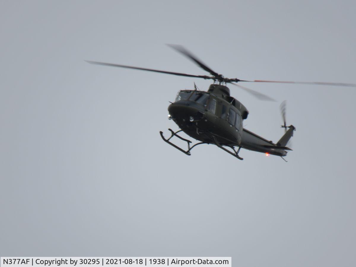 N377AF, 2017 Bell 412EP C/N 37030, Inbound