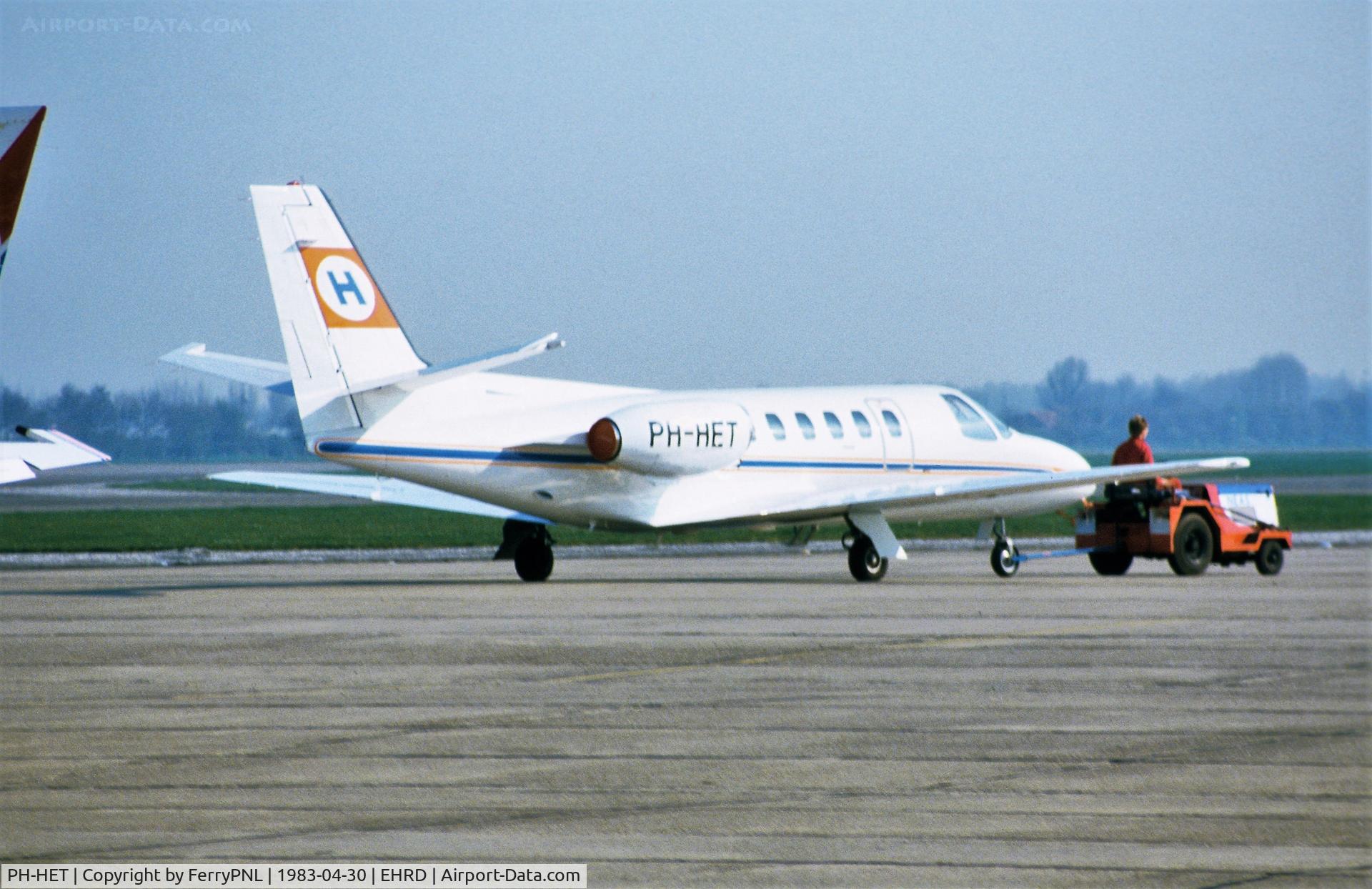 PH-HET, Cessna 550 Citation II C/N 550-0294, Heerema Engineering Ce550
