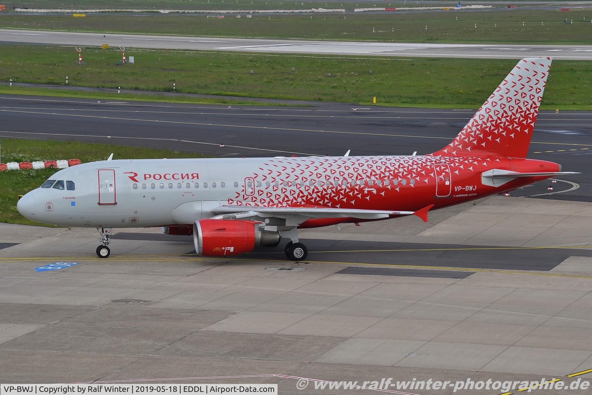 VP-BWJ, 2004 Airbus A319-111 C/N 2179, Airbus A319-111 - Rossiya Airlines - 2179 - VP-BWJ - 18.05.2019 - DUS