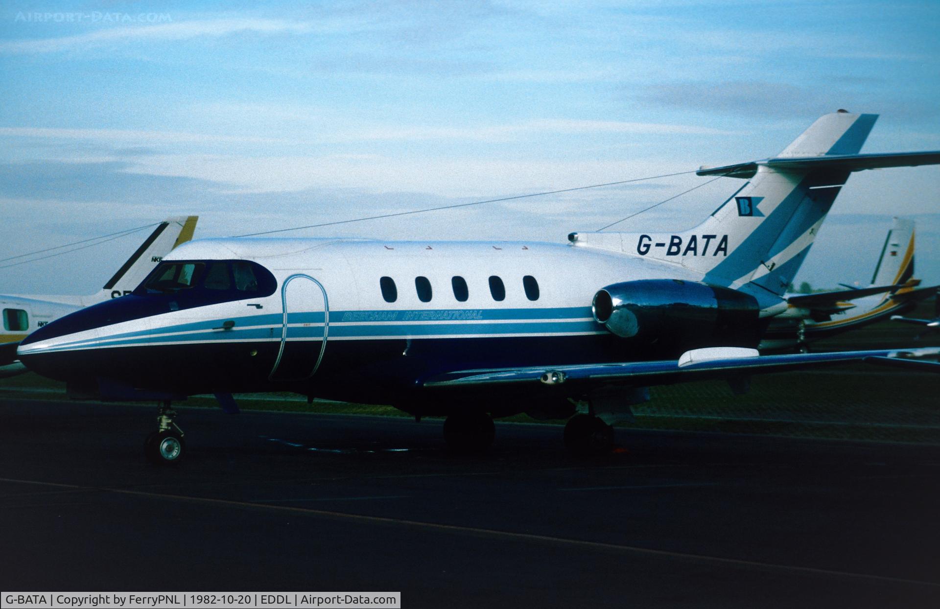 G-BATA, 1973 Hawker Siddeley HS.125 Series 403B C/N 25257, Beecham Imperial Aviation HS125