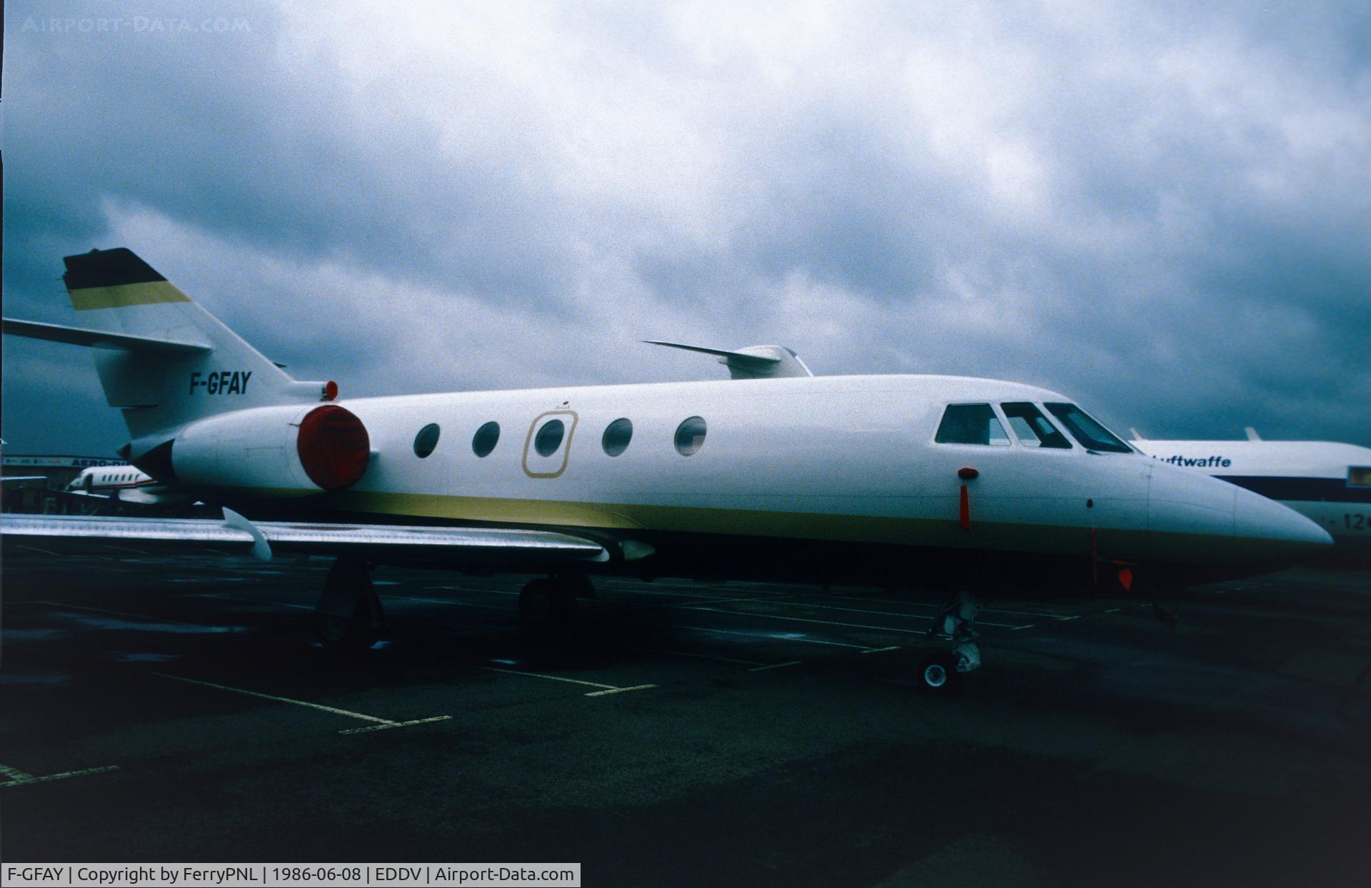 F-GFAY, 1984 Dassault Falcon 200 C/N 496, Dassault Aviation Da200 demonstrator